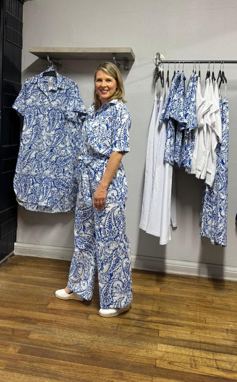 Tailored Anglaise cotton shirt