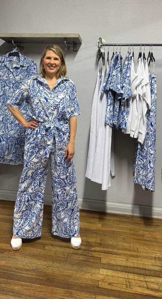 Tailored Anglaise cotton shirt