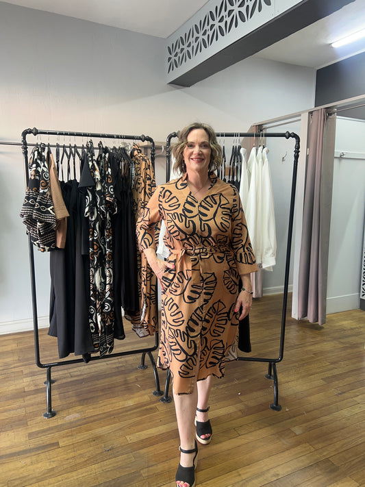 Mocca Leaf Gigi Dress