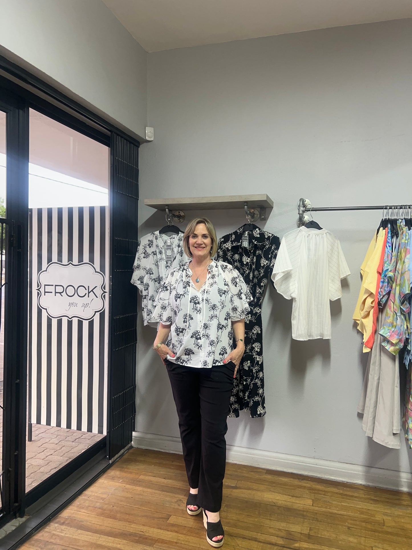 Black Woven stretch Cargo Joggers